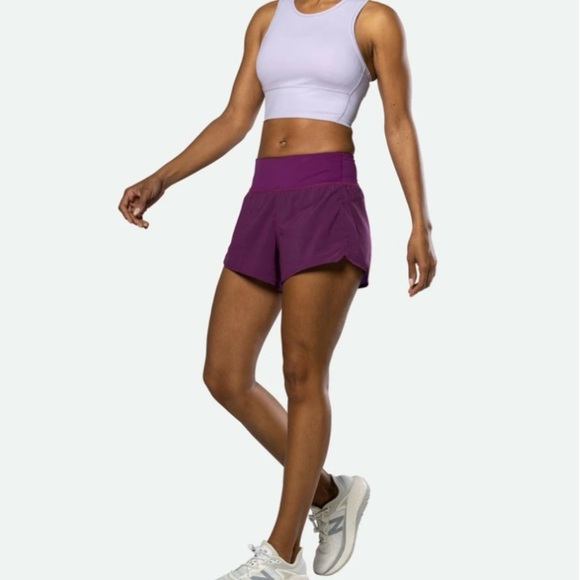 Nathan Purple Stride Running Shorts. NWT - Picture 4 of 16